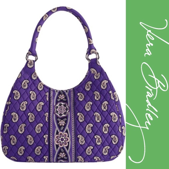 Vera Bradley Handbags - Vera Bradley Retired Simply Violet Shoulder Bag